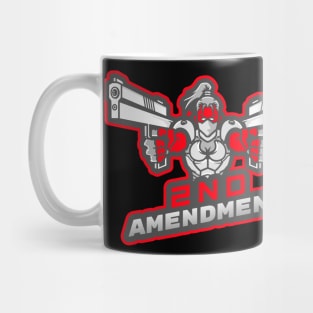 The Woman With Two Guns Mug